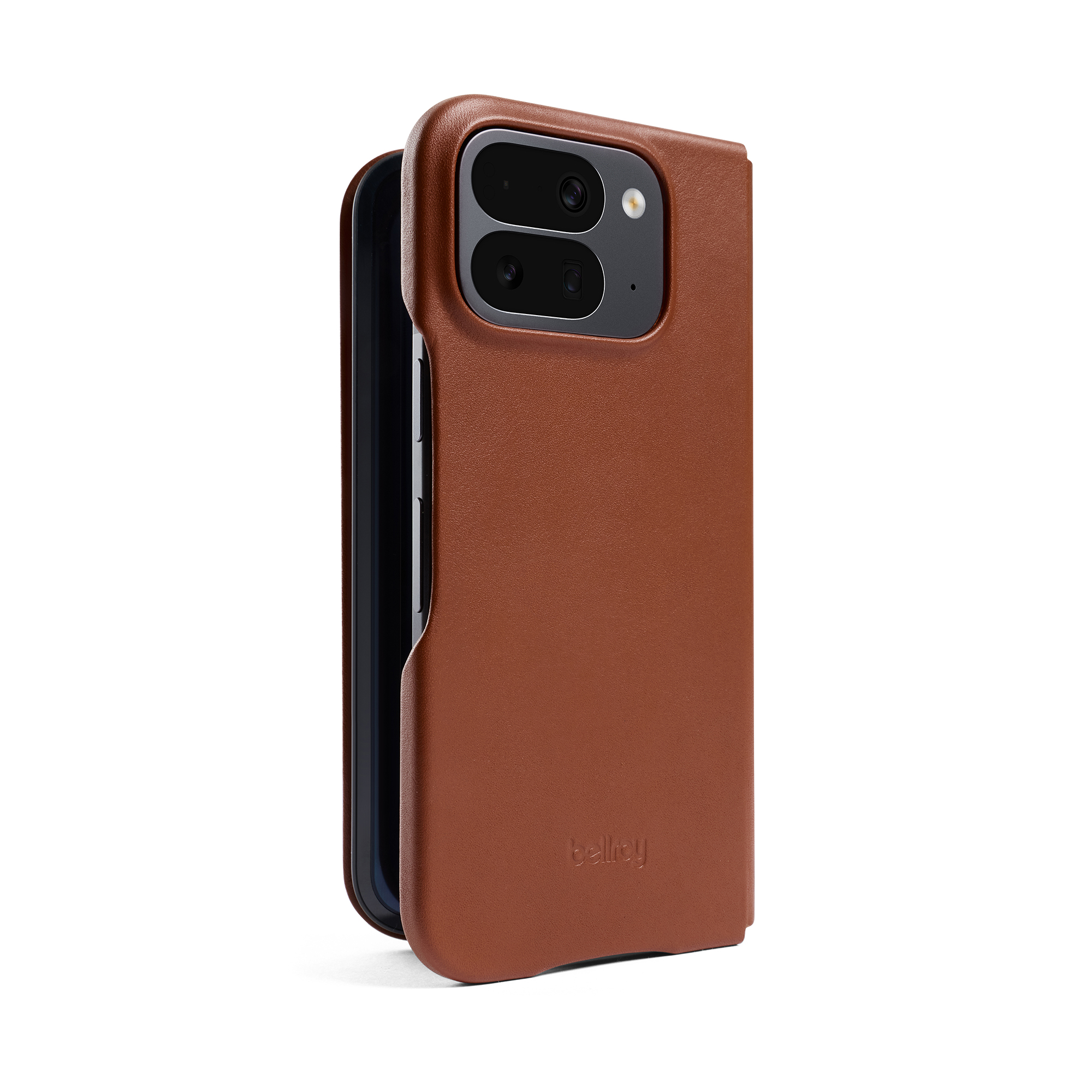 Custodia Portafoglio TORRO In Pelle Premium Per Google Pixel 10 Pro Fold, Con Stand E 3 Slot Carte, Nero Con Dettagli Rossi