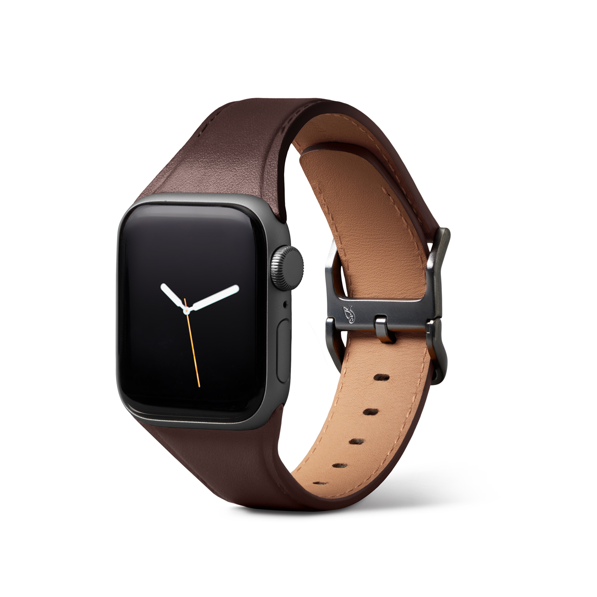 EUEELES ROPE SHOULDER STRAP ブラックブラウン Classic Watch Strap | レザーのApple Watchバンド | ベルロイ