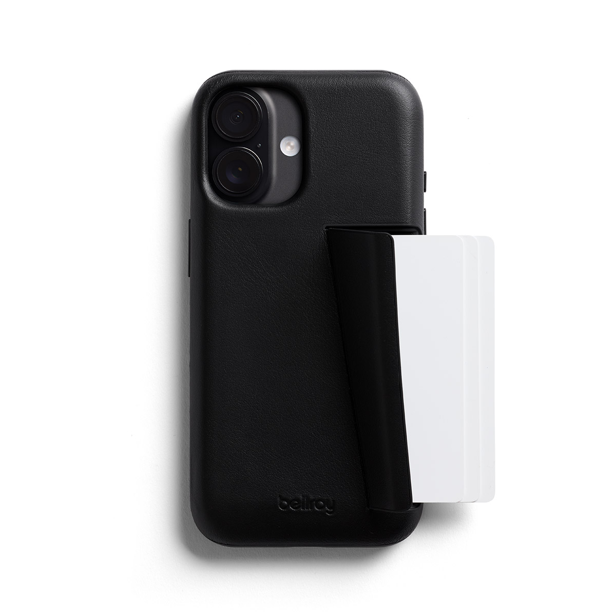 bellroy Phone Case – 3 Card ブラック Phone Case 3 Card | Leather Phone Case Wallet for iPhone | Bellroy