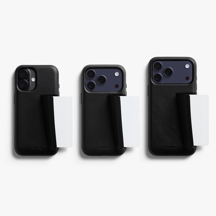 Phone Case 3 Card | 新しいiPhone用のレザーフォンウォレット