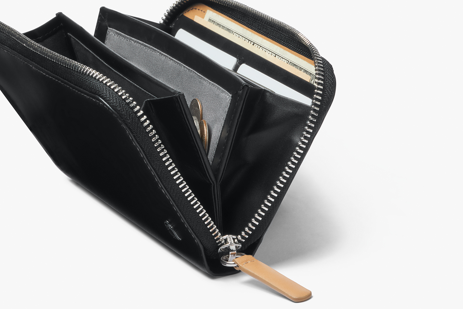 Folio Leather Zip Folio Wallet for Men and Women Bellroy