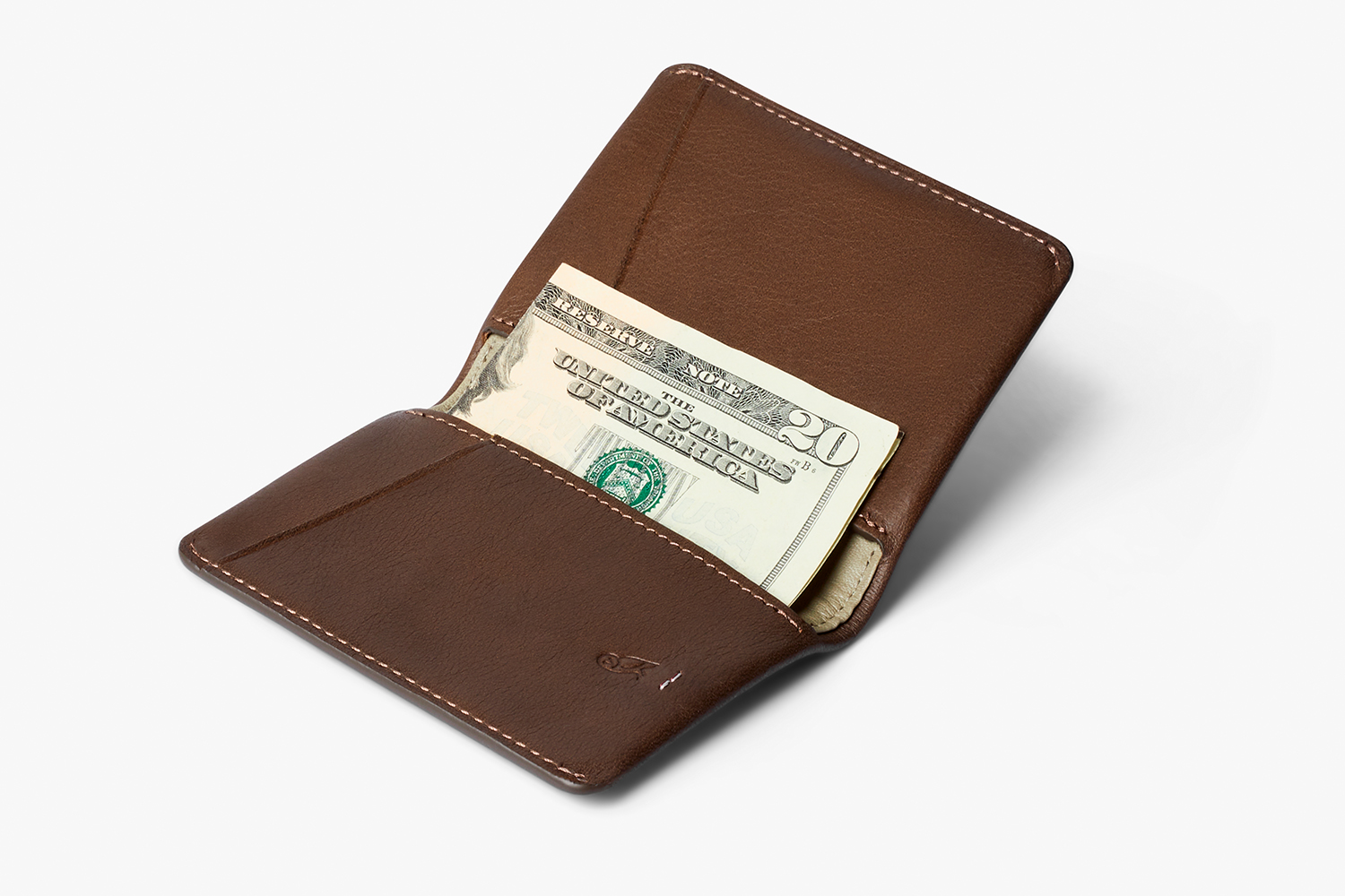 Premium Leather Minimalist Billfold Card Holder Bellroy Slim Sleeve Premium  Wallet - Leather Billfold In Aragon (3.7x3.1 Inch) Slim Leather Wallet