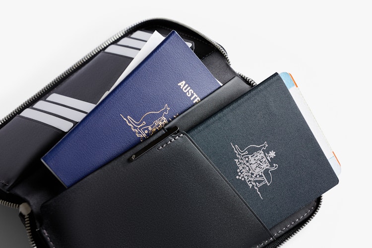 Travel Folio | Zip Leather Passport Holder for Travel | Bellroy