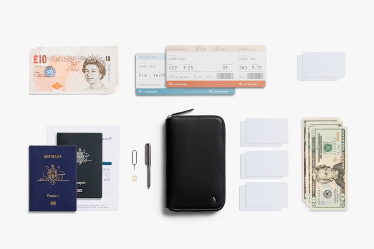 Travel Folio | Zip Leather Passport Holder for Travel | Bellroy