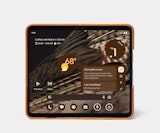 Leather Pixel Case Fold - Terracotta